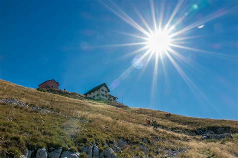 To Telegrafo peak on Mount Baldo .